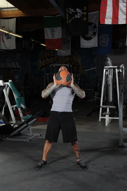 Medicine Ball Overhead Throw