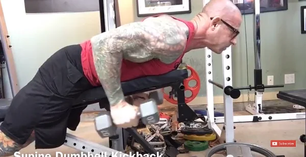 Two Arm Triceps Kickback